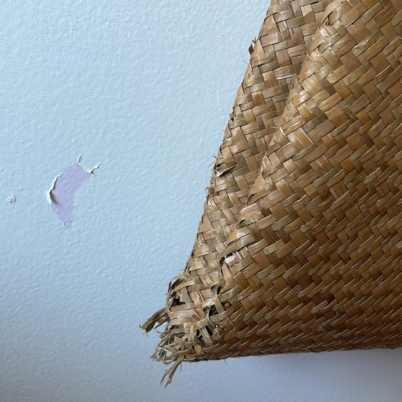 Vintage Oversized straw weave Bag - Picture 5 of 8